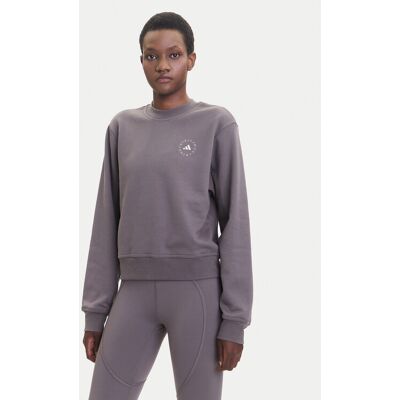 adidas by Stella McCartney Mikina JW4692 Fialová Regular Fit Ženy adidas by Stella McCartney Mikina JW4692 Fialová Regular Fit Ženy
