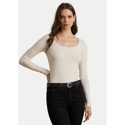 LAUREN RALPH LAUREN Blúzka 200980145001 Béžová Slim Fit Ženy LAUREN RALPH LAUREN Blúzka 200980145001 Béžová Slim Fit Ženy