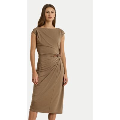 LAUREN RALPH LAUREN Každodenné šaty 200980221001 Hnedá Slim Fit Ženy LAUREN RALPH LAUREN Každodenné šaty 200980221001 Hnedá Slim Fit Ženy
