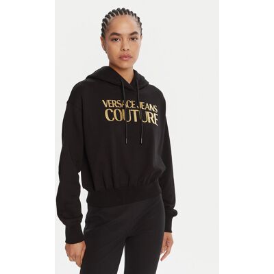 Versace Jeans Couture Mikina 79HAIT02 CF01T Čierna Regular Fit Ženy Versace Jeans Couture Mikina 79HAIT02 CF01T Čierna Regular Fit Ženy