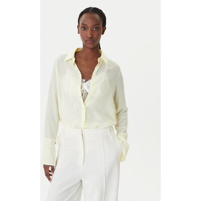 Patrizia Pepe Košeľa 8C0703/A156-Y478 Žltá Regular Fit Ženy Patrizia Pepe Košeľa 8C0703/A156-Y478 Žltá Regular Fit Ženy