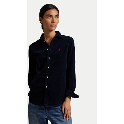Polo Ralph Lauren Košeľa 211A93203008 Tmavomodrá Regular Fit Ženy Polo Ralph Lauren Košeľa 211A93203008 Tmavomodrá Regular Fit Ženy