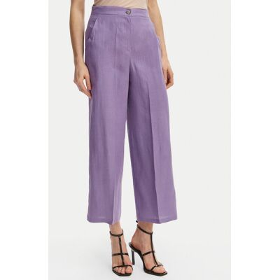 Marella Culottes nohavice Clava 2615131182 Fialová Regular Fit Ženy Marella Culottes nohavice Clava 2615131182 Fialová Regular Fit Ženy