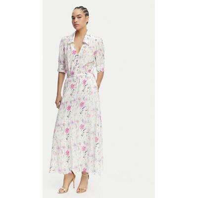 Luisa Spagnoli Košeľové šaty Pietanza 543224 Krémová Regular Fit Ženy Luisa Spagnoli Košeľové šaty Pietanza 543224 Krémová Regular Fit Ženy