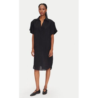 Gant Letné šaty 4503433 Čierna Relaxed Fit Ženy Gant Letné šaty 4503433 Čierna Relaxed Fit Ženy