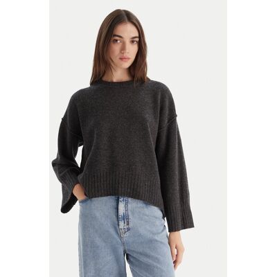 Marella Sveter Amelia 2523366305 Sivá Loose Fit Ženy Marella Sveter Amelia 2523366305 Sivá Loose Fit Ženy