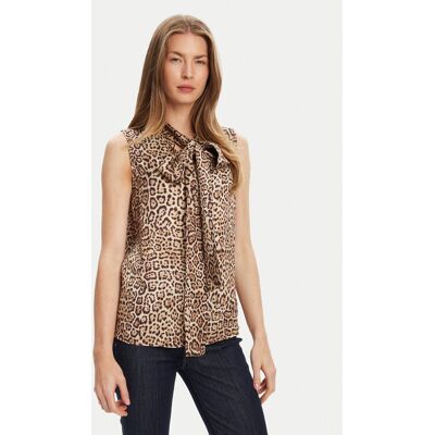 Marciano Guess Blúzka 5YGH12 7298A Hnedá Regular Fit Ženy Marciano Guess Blúzka 5YGH12 7298A Hnedá Regular Fit Ženy