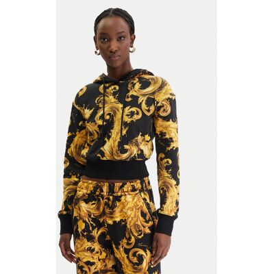 Versace Jeans Couture Mikina 80HAI313 FS196 Čierna Regular Fit Ženy Versace Jeans Couture Mikina 80HAI313 FS196 Čierna Regular Fit Ženy