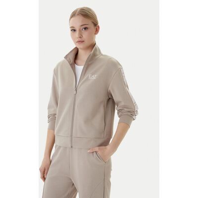 EA7 Emporio Armani Mikina 7W001152 AF12501 U6225 Béžová Regular Fit Ženy EA7 Emporio Armani Mikina 7W001152 AF12501 U6225 Béžová Regular Fit Ženy