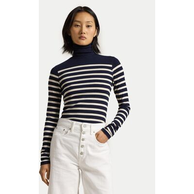 Polo Ralph Lauren Rolák 211947943001 Tmavomodrá Slim Fit Ženy Polo Ralph Lauren Rolák 211947943001 Tmavomodrá Slim Fit Ženy