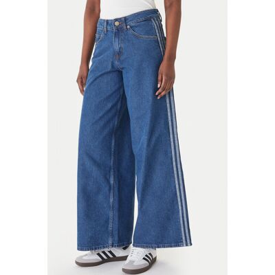 adidas Džínsy Firebird Adilenium KD2906 Modrá Wide Leg Ženy adidas Džínsy Firebird Adilenium KD2906 Modrá Wide Leg Ženy