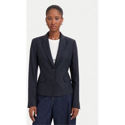 BOSS Sako Jia18 50564479 Tmavomodrá Slim Fit Ženy BOSS Sako Jia18 50564479 Tmavomodrá Slim Fit Ženy