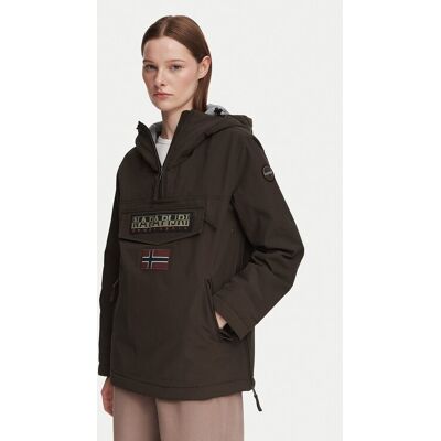 Napapijri Bunda anorak Rainforest W Pkt 4 NP0A4GM6 Hnedá Regular Fit Ženy Napapijri Bunda anorak Rainforest W Pkt 4 NP0A4GM6 Hnedá Regular Fit Ženy