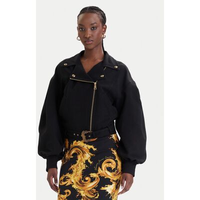 Versace Jeans Couture Prechodná bunda 80HAS410 N0432 Čierna Loose Fit Ženy Versace Jeans Couture Prechodná bunda 80HAS410 N0432 Čierna Loose Fit Ženy