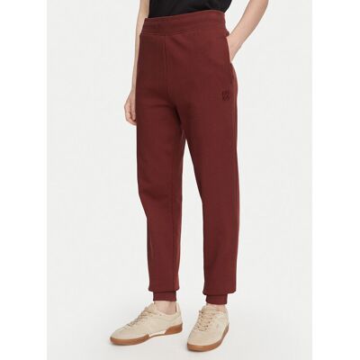 HUGO Teplákové nohavice Nelfinia 50522417 Hnedá Regular Fit Ženy HUGO Teplákové nohavice Nelfinia 50522417 Hnedá Regular Fit Ženy