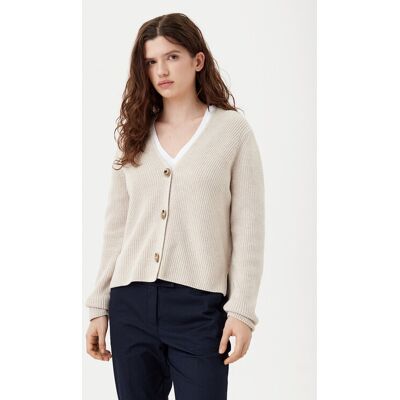 Marc O'Polo Kardigán B01605961069 Béžová Regular Fit Ženy Marc O'Polo Kardigán B01605961069 Béžová Regular Fit Ženy