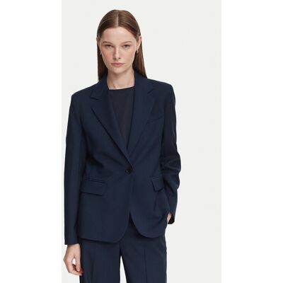 Weekend Max Mara Sako Lamine 2625046081 Tmavomodrá Regular Fit Ženy Weekend Max Mara Sako Lamine 2625046081 Tmavomodrá Regular Fit Ženy