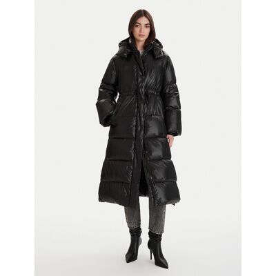 ViCOLO Vatovaná bunda TF0086 Čierna Regular Fit Ženy ViCOLO Vatovaná bunda TF0086 Čierna Regular Fit Ženy