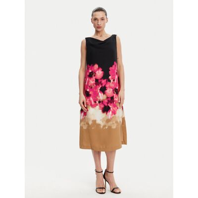 DKNY Koktejlové šaty DD4KH09C Čierna Regular Fit Ženy DKNY Koktejlové šaty DD4KH09C Čierna Regular Fit Ženy