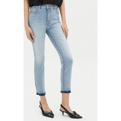 PINKO Džínsy Sabrina 100169 Modrá Skinny Fit Ženy PINKO Džínsy Sabrina 100169 Modrá Skinny Fit Ženy