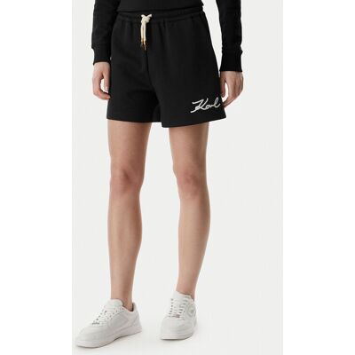 KARL LAGERFELD Športové kraťasy B2W10124 Čierna Regular Fit Ženy KARL LAGERFELD Športové kraťasy B2W10124 Čierna Regular Fit Ženy