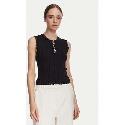 Guess Blúzka W6YR24 Z0970 Čierna Regular Fit Ženy Guess Blúzka W6YR24 Z0970 Čierna Regular Fit Ženy