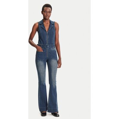 Desigual Overal Glenn 25WWDD07 Tmavomodrá Regular Fit Ženy Desigual Overal Glenn 25WWDD07 Tmavomodrá Regular Fit Ženy