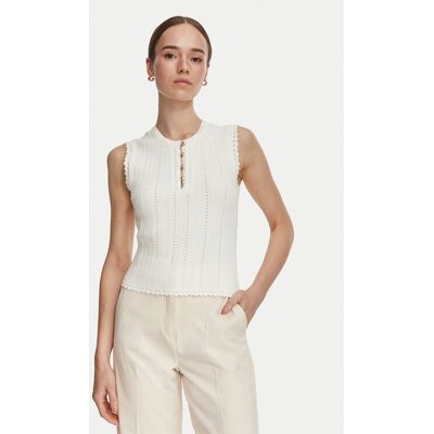 Guess Blúzka W6YR24 Z0970 Biela Regular Fit Ženy Guess Blúzka W6YR24 Z0970 Biela Regular Fit Ženy