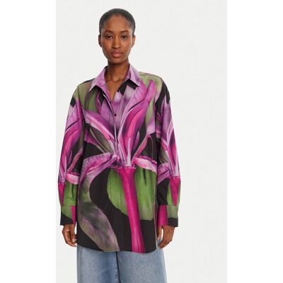 Desigual Košeľa Orquidea Lacroix 25WWCW20 Farebná Relaxed Fit Ženy Desigual Košeľa Orquidea Lacroix 25WWCW20 Farebná Relaxed Fit Ženy