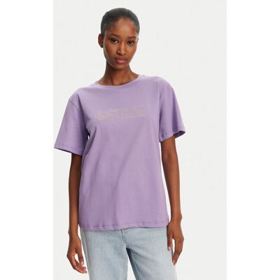 Patrizia Pepe Tričko 2M4422/J274-M531 Fialová Regular Fit Ženy Patrizia Pepe Tričko 2M4422/J274-M531 Fialová Regular Fit Ženy