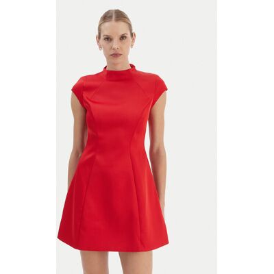 Bardot Koktejlové šaty Delphi 59329DB2 Červená Slim Fit Ženy Bardot Koktejlové šaty Delphi 59329DB2 Červená Slim Fit Ženy