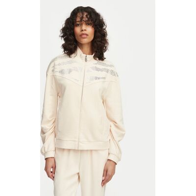 Liu Jo Sport Mikina TA6095 FS002 Béžová Regular Fit Ženy Liu Jo Sport Mikina TA6095 FS002 Béžová Regular Fit Ženy