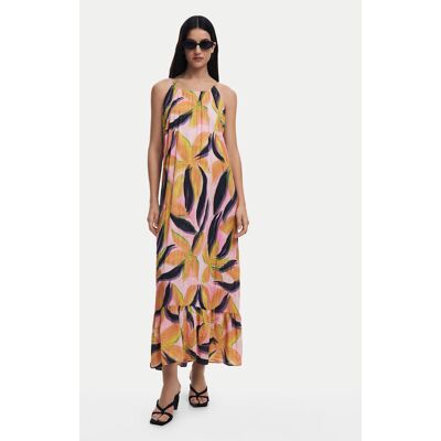 Desigual Letné šaty Limoges 25SWVW12 Farebná Regular Fit Ženy Desigual Letné šaty Limoges 25SWVW12 Farebná Regular Fit Ženy