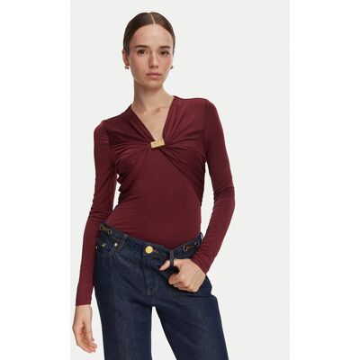 Marciano Guess Blúzka G6YP05 K5118 Bordová Regular Fit Ženy Marciano Guess Blúzka G6YP05 K5118 Bordová Regular Fit Ženy