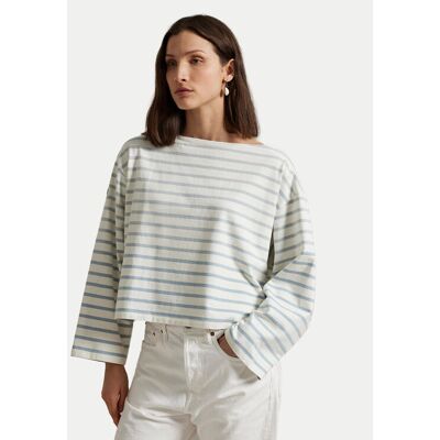 Polo Ralph Lauren Blúzka 211959103003 Écru Relaxed Fit Ženy Polo Ralph Lauren Blúzka 211959103003 Écru Relaxed Fit Ženy