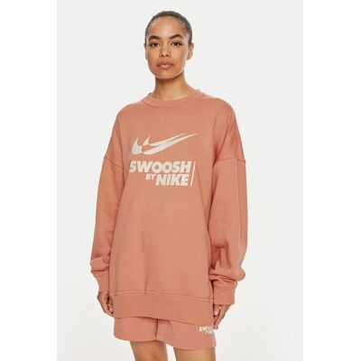 Nike Mikina FZ4631 Hnedá Regular Fit Ženy Nike Mikina FZ4631 Hnedá Regular Fit Ženy