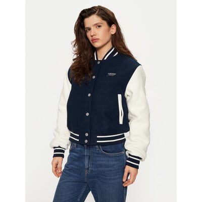 Tommy Jeans Bundy bomber DW0DW19320 Tmavomodrá Regular Fit Ženy Tommy Jeans Bundy bomber DW0DW19320 Tmavomodrá Regular Fit Ženy