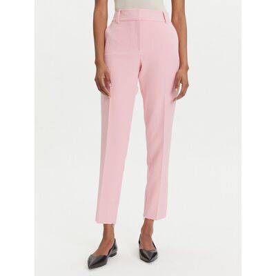 HUGO Bavlnené nohavice Hedima-1 50544742 Ružová Slim Fit Ženy HUGO Bavlnené nohavice Hedima-1 50544742 Ružová Slim Fit Ženy