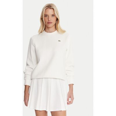 Lacoste Mikina SF5245 Écru Relaxed Fit Ženy Lacoste Mikina SF5245 Écru Relaxed Fit Ženy