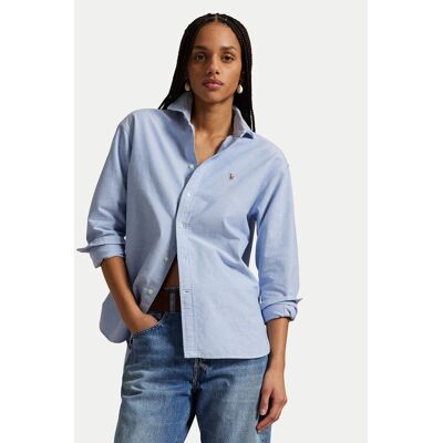 Polo Ralph Lauren Košeľa 211956604002 Svetlo modrá Relaxed Fit Ženy Polo Ralph Lauren Košeľa 211956604002 Svetlo modrá Relaxed Fit Ženy