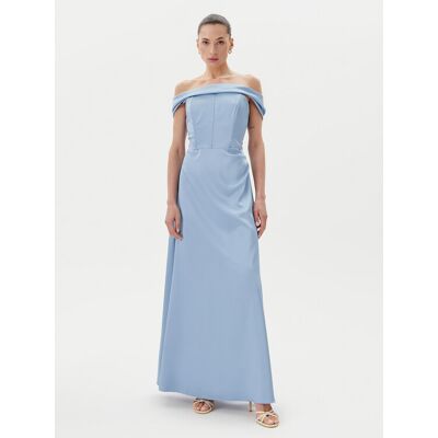 Rinascimento Večerné šaty CFC0123802003 Svetlo modrá Regular Fit Ženy Rinascimento Večerné šaty CFC0123802003 Svetlo modrá Regular Fit Ženy