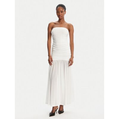 Bardot Večerné šaty Solana Mesh 59875DB2 Biela Slim Fit Ženy Bardot Večerné šaty Solana Mesh 59875DB2 Biela Slim Fit Ženy
