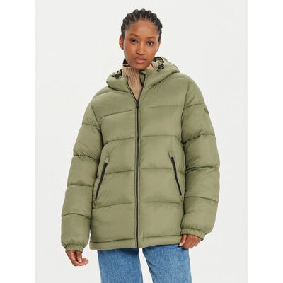 Napapijri Zimné bundy A-Box Logo NP0A4HZ2 Zelená Regular Fit Ženy Napapijri Zimné bundy A-Box Logo NP0A4HZ2 Zelená Regular Fit Ženy
