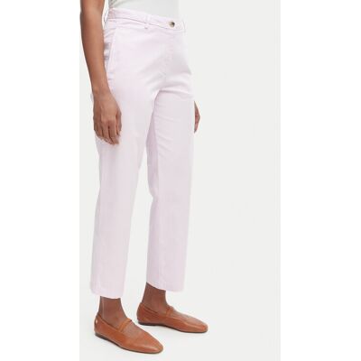 Tommy Hilfiger Chino nohavice WW0WW49647 Svetlo fialová Slim Fit Ženy Tommy Hilfiger Chino nohavice WW0WW49647 Svetlo fialová Slim Fit Ženy