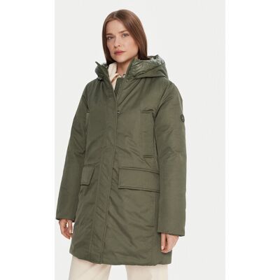 Tommy Hilfiger Parka WW0WW46533 Zelená Relaxed Fit Ženy Tommy Hilfiger Parka WW0WW46533 Zelená Relaxed Fit Ženy