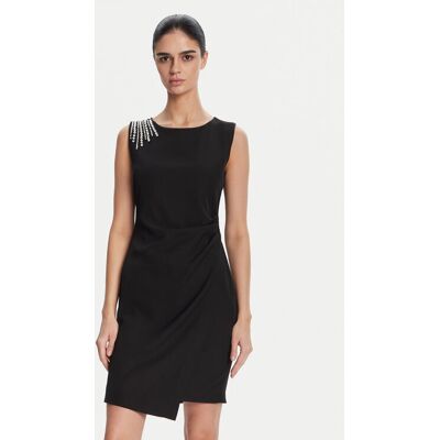 Artigli Koktejlové šaty ACAB000805 002 Čierna Regular Fit Ženy Artigli Koktejlové šaty ACAB000805 002 Čierna Regular Fit Ženy