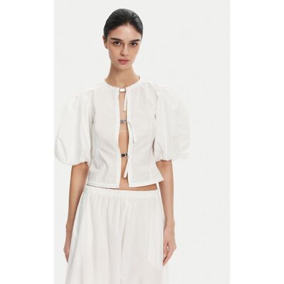 PINKO Blúzka 105185 Biela Regular Fit Ženy PINKO Blúzka 105185 Biela Regular Fit Ženy