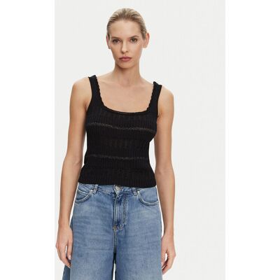 PINKO Top 104736 A2FC Z99 Čierna Regular Fit Ženy PINKO Top 104736 A2FC Z99 Čierna Regular Fit Ženy