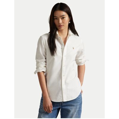Polo Ralph Lauren Košeľa 211891377003 Biela Regular Fit Ženy Polo Ralph Lauren Košeľa 211891377003 Biela Regular Fit Ženy