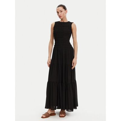 MICHAEL Michael Kors Letné šaty MS582VF7R3 Čierna Regular Fit Ženy MICHAEL Michael Kors Letné šaty MS582VF7R3 Čierna Regular Fit Ženy